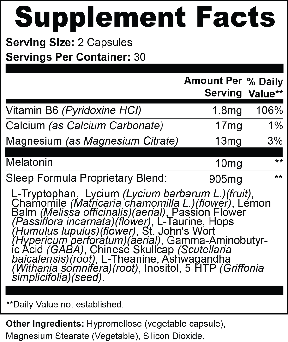 Nighttime Wellness Capsules
